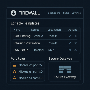Firewall Configuration Wizard (Editable Templates)